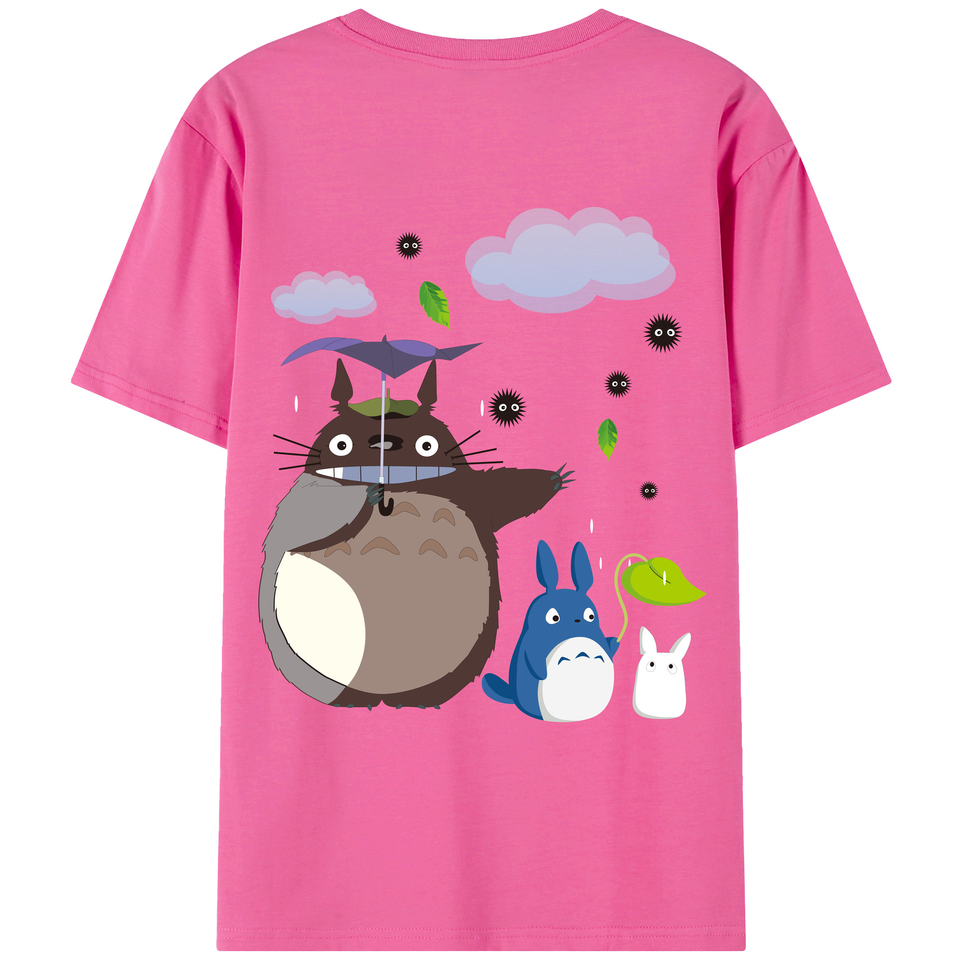 （画像用） となりのトトロ 草壁メイ 草壁サツキ My Neighbor Totoro Satsuki Kusakabe Mei Kusakabe レディース半袖Tシャツ(バックプリント)
